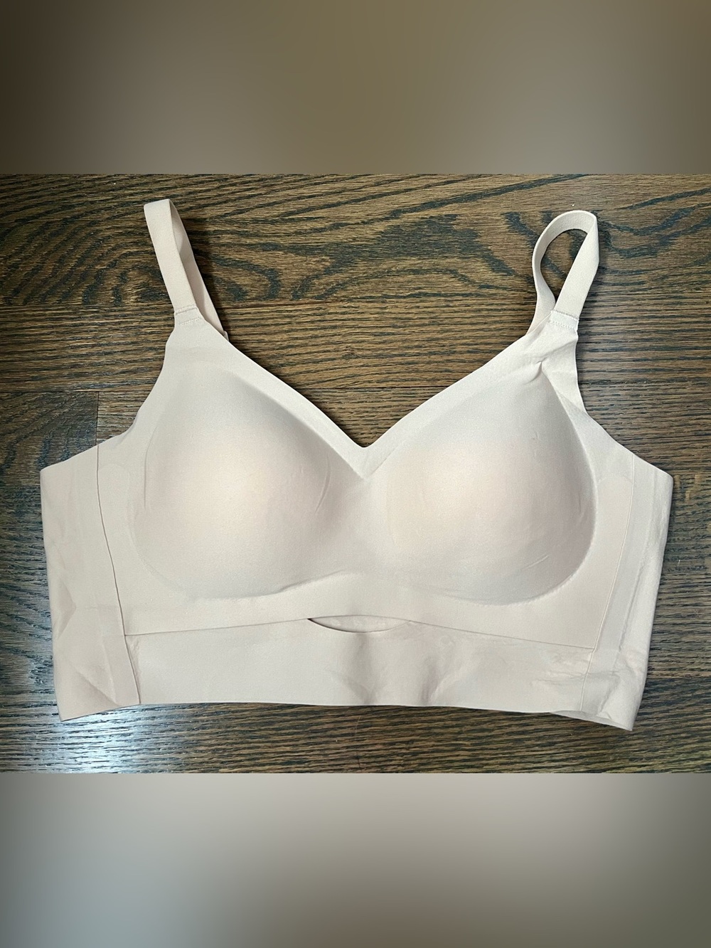 Seamless Light Nude Wireless Comfort Bra